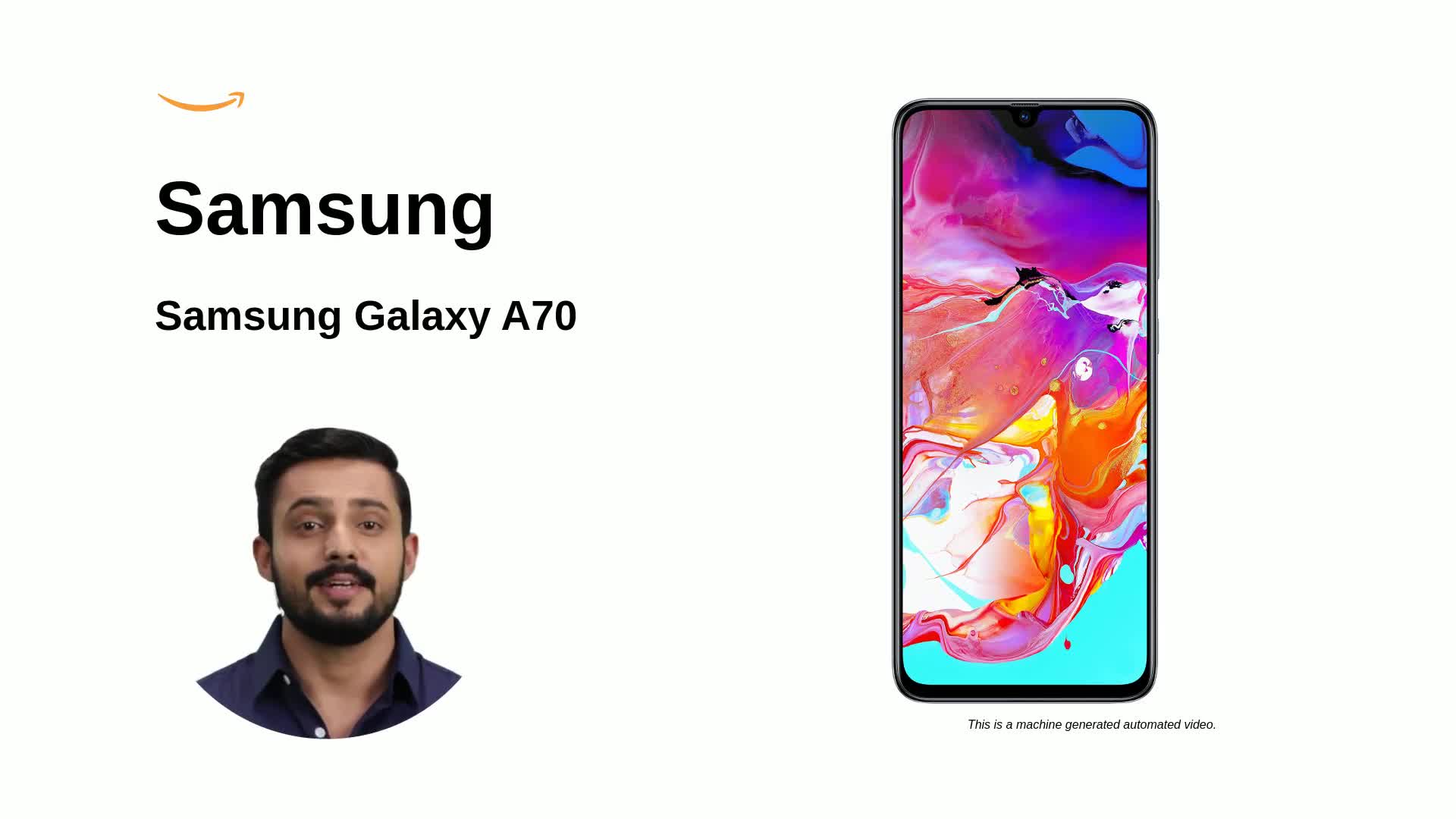 SAMSUNG Galaxy A70 ホワイト SIMフリー スマートフォン Samsung Galaxy A70